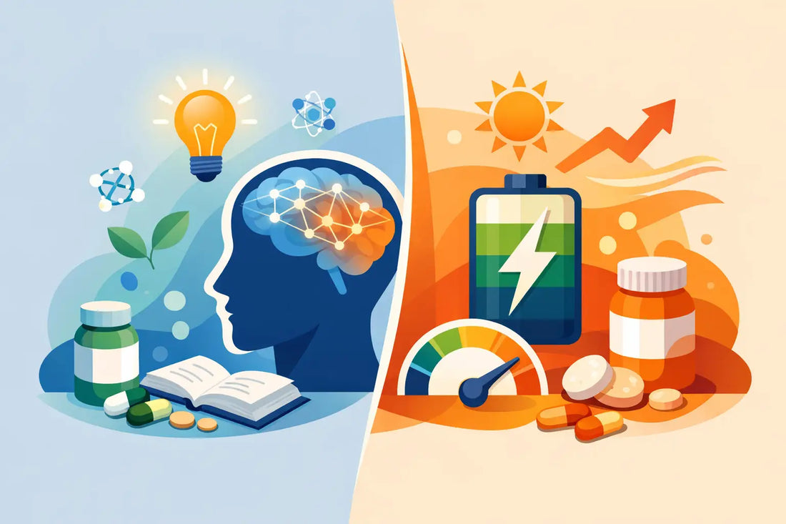 Memory Support vs Energy Supplements Explained